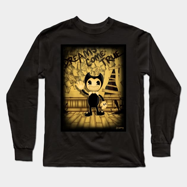 Dreams Do Come True Long Sleeve T-Shirt by Clocksy